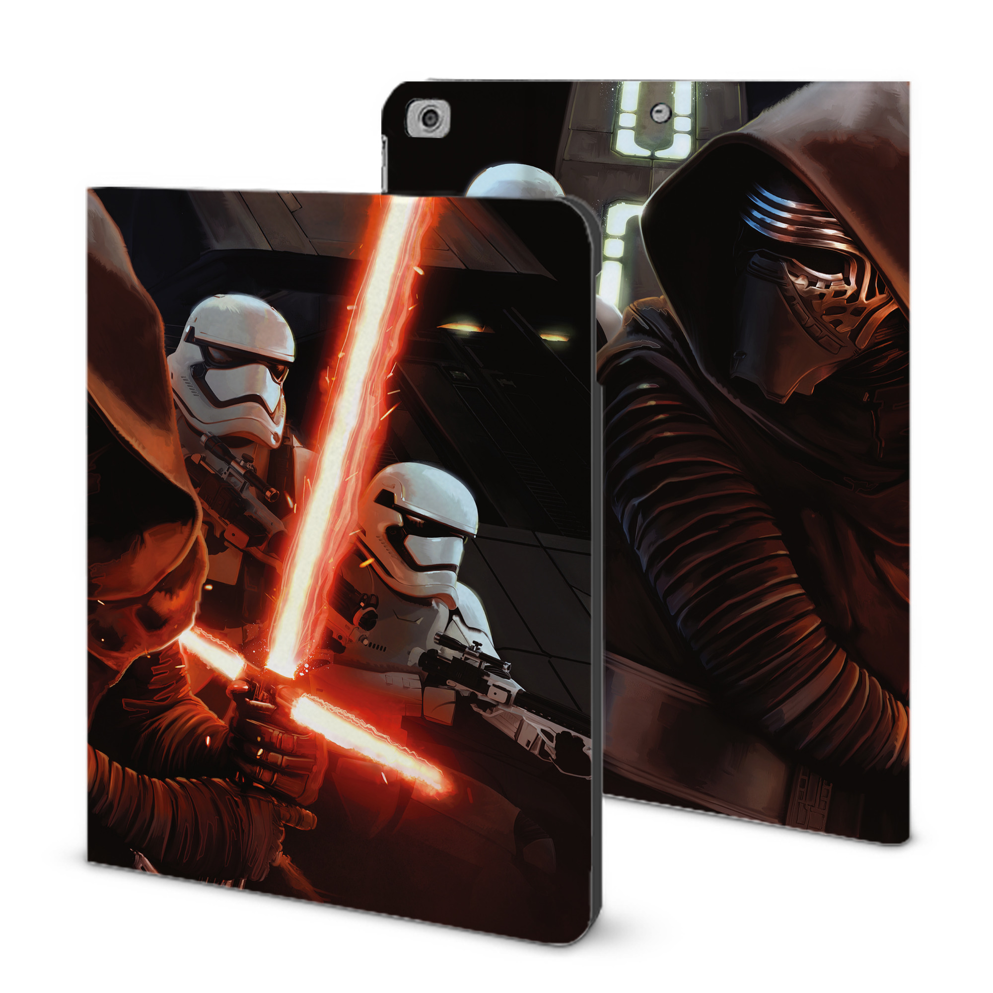 （画像用） スター・ウォーズ Star Wars IPad ケース ブック型 PUレザー TPU 耐衝撃 軽量 薄型 ペン収納なし 全面保護 IPad 各モデル対応